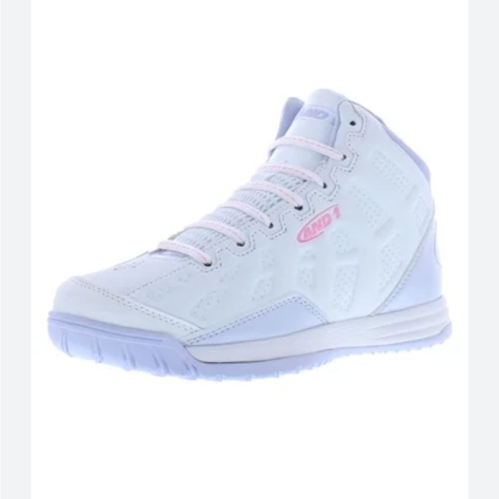 Ladies size 7 AND1 White High-Top Basketball Shoes